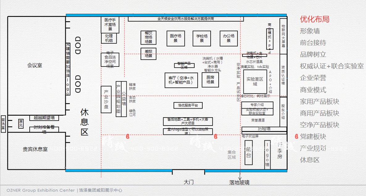 咸陽浩澤集團企業(yè)展廳設計中心|概念篇