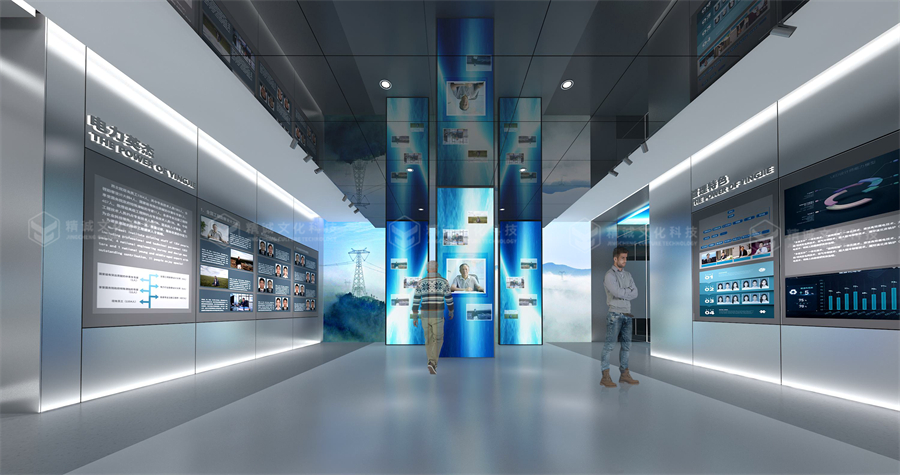電力行業(yè)展廳設(shè)計-國西北電力設(shè)計院智慧綜合展廳