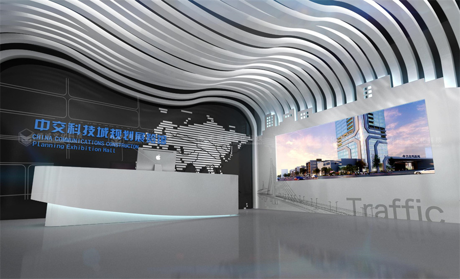 交通行業(yè)展廳設計-中交科技城規(guī)劃館設計展示