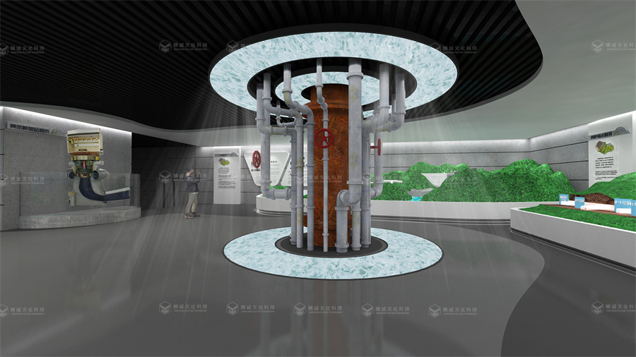 水系工程展廳設(shè)計(jì)-引漢濟(jì)渭實(shí)驗(yàn)基地展廳