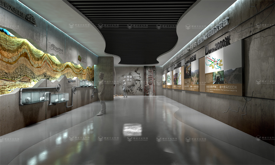 水系工程展廳設(shè)計(jì)-引漢濟(jì)渭實(shí)驗(yàn)基地展廳