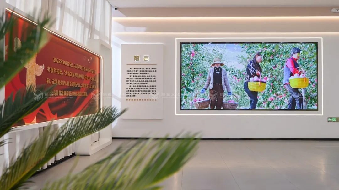 蘋(píng)果展廳設(shè)計(jì)施工-甘肅靜寧蘋(píng)果蘋(píng)果科創(chuàng)館