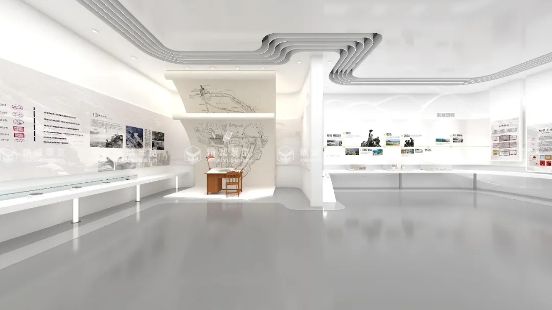 西北水電及新能源科技產(chǎn)業(yè)中心展覽館施工現(xiàn)場